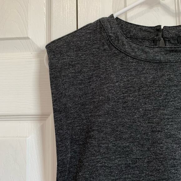 Banana Republic NWT Heathered Gray Structured Sleeveless Top XS - Picture 4 of 9